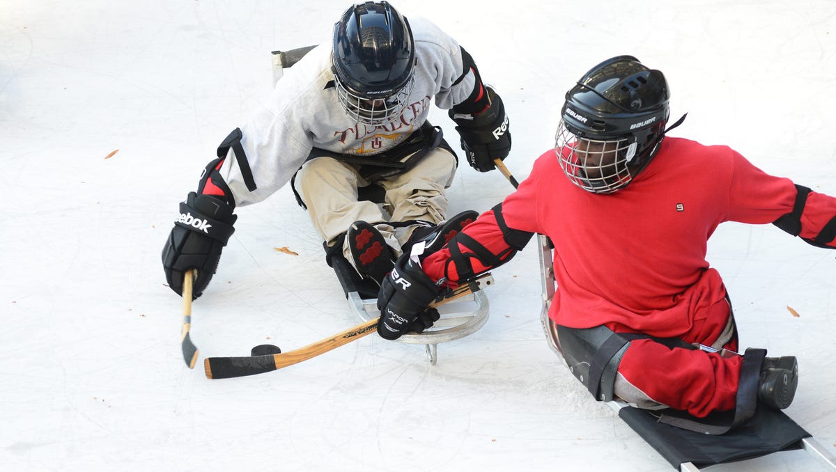 Sled Hockey Clinic held at Ice on Main