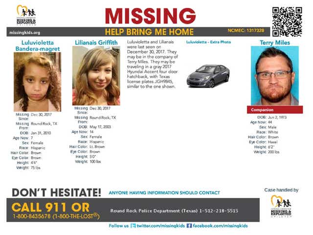 Amber Alert issued for two Texas girls believed to be in ...