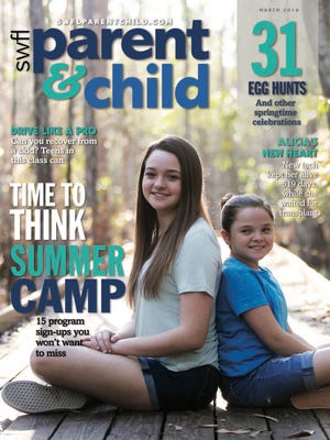 March 2018 print edition of SWFL Parent & Child magazine