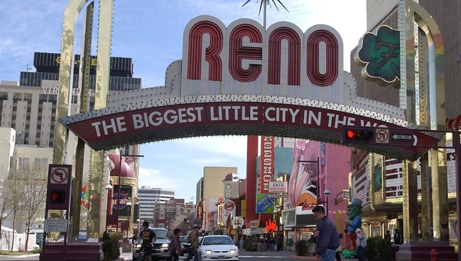 A view of downtown Reno.