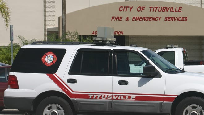 City of Titusville Fire & Emergency Services administration building in downtown Titusville. (Scott Gunnerson, FLORIDA TODAY)