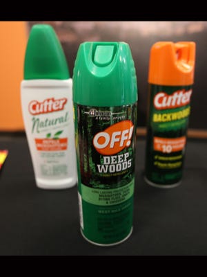 Health officials are recommending liberal use of mosquito repellent.