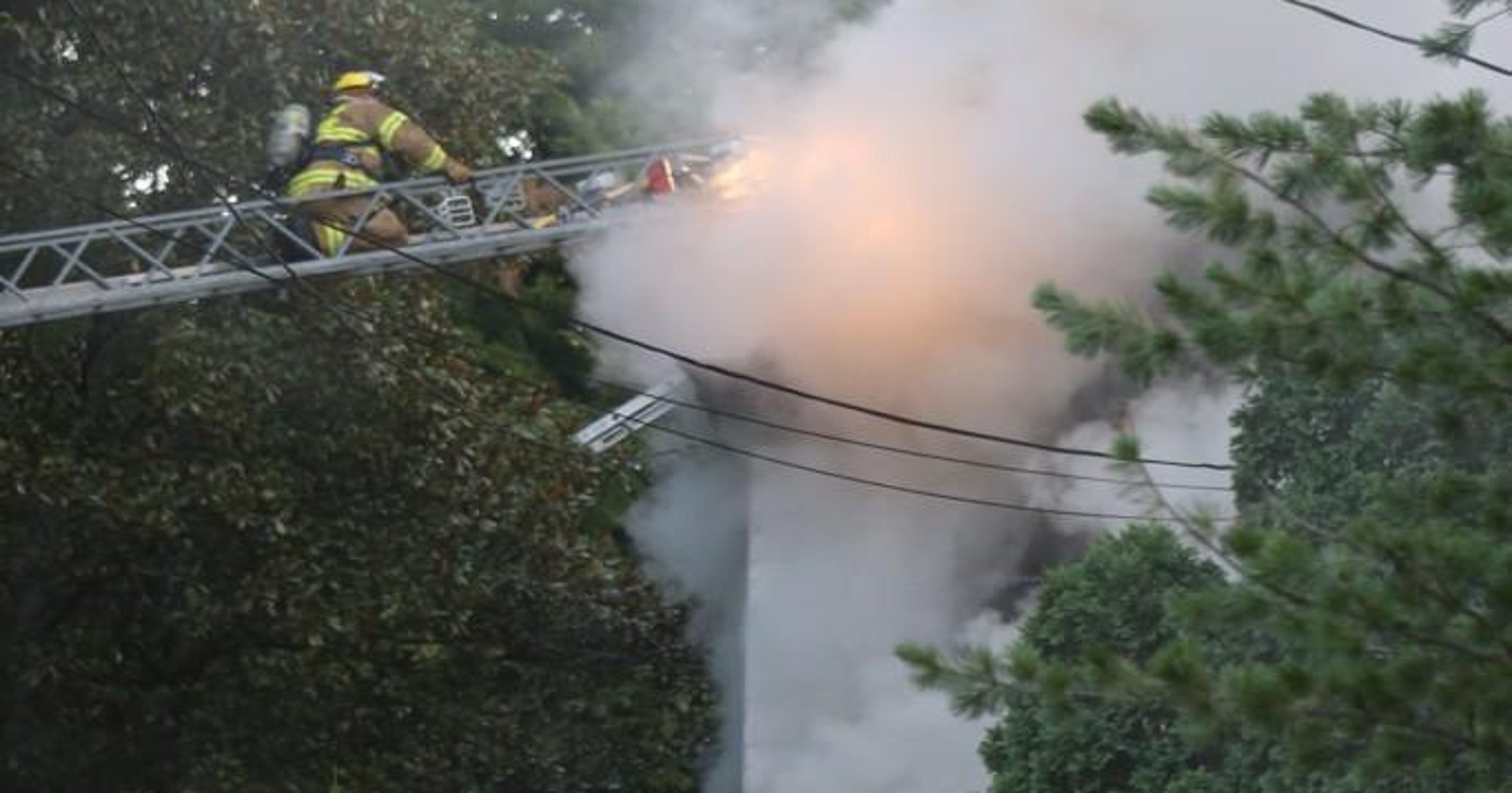 Beechmont Avenue reopens after large house fire