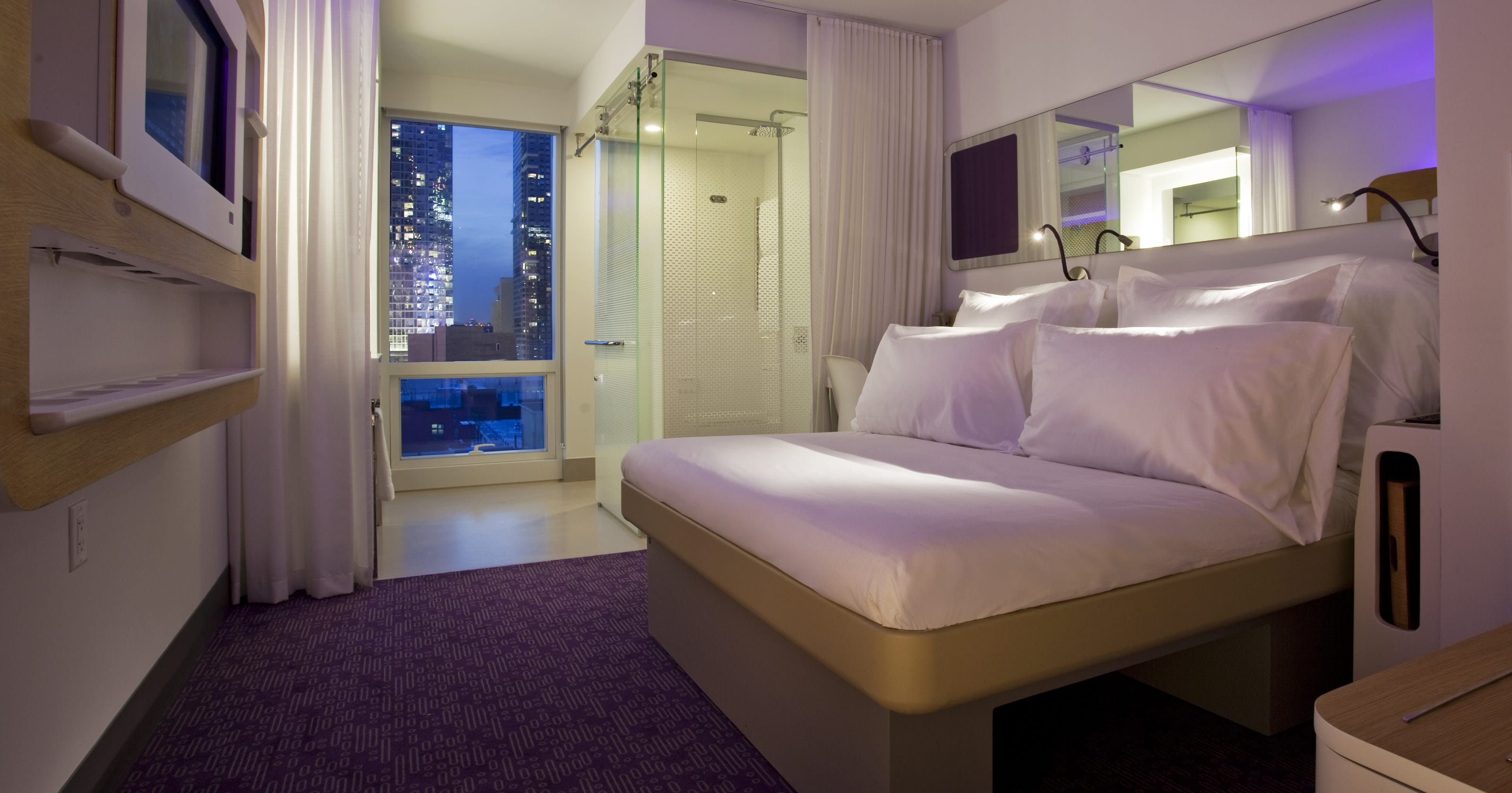 The incredible shrinking hotel room