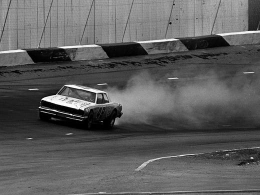 Darrell Waltrip was plagued by engine problems in the