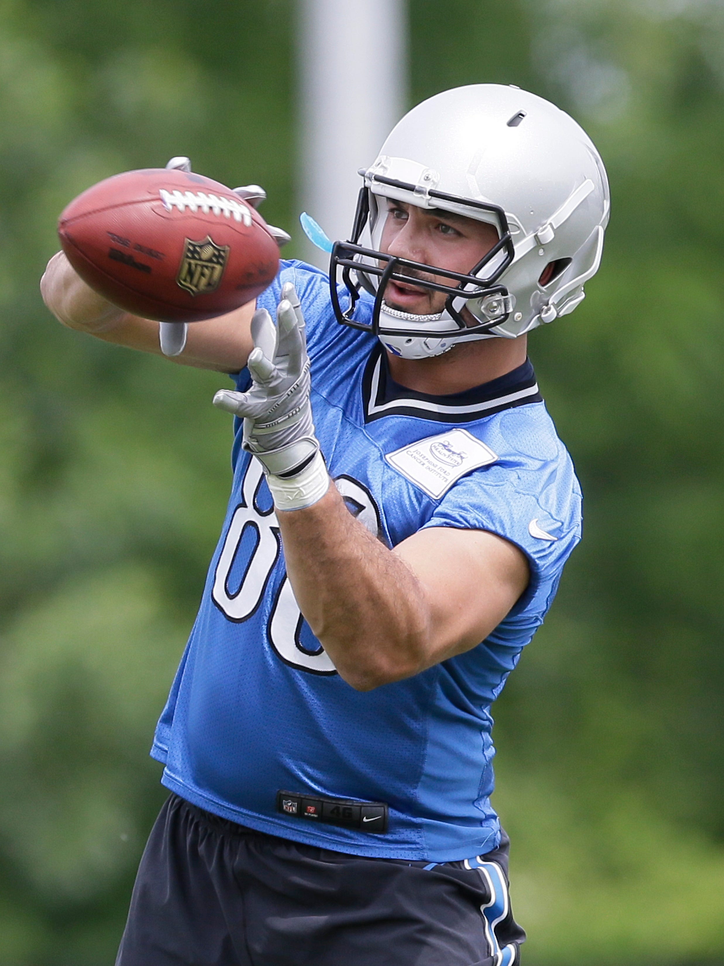 Detroit Lions Observations Joseph Fauria Sits Alone On Bench