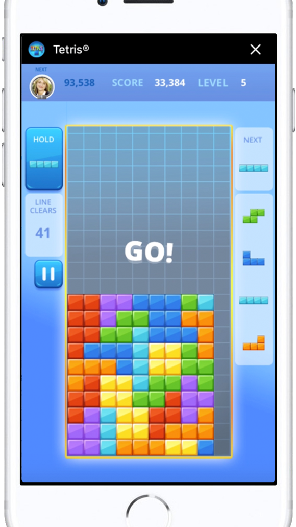 Tetris Messenger, from CoolGames, comes to Facebook Messenger