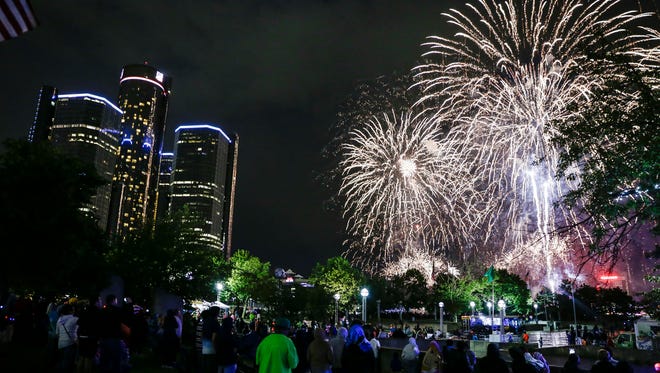 Monday’s 24-minute show featuring 10,000-plus fireworks is again being staged by Patrick Brault, who has designed fireworks shows for Olympic events.