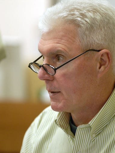 Green Bay Packers general manager Ted Thompson looks