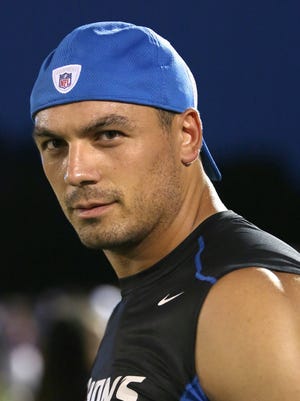 Joseph Fauria was waived by the Detroit Lions over the weekend.