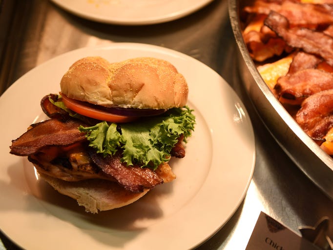 The Chicken Bacon Cheddar Sandwich is house-smoked
