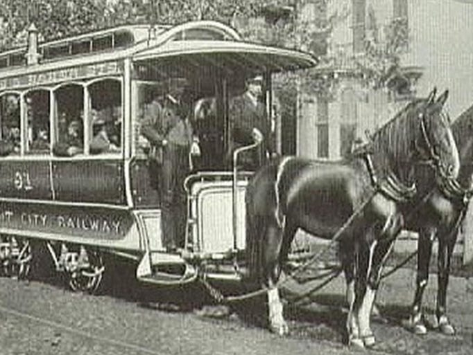 Detroit had been using horse-drawn street cars like