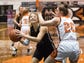 Farragut's Anna Woodford is defended by Lenoir City's