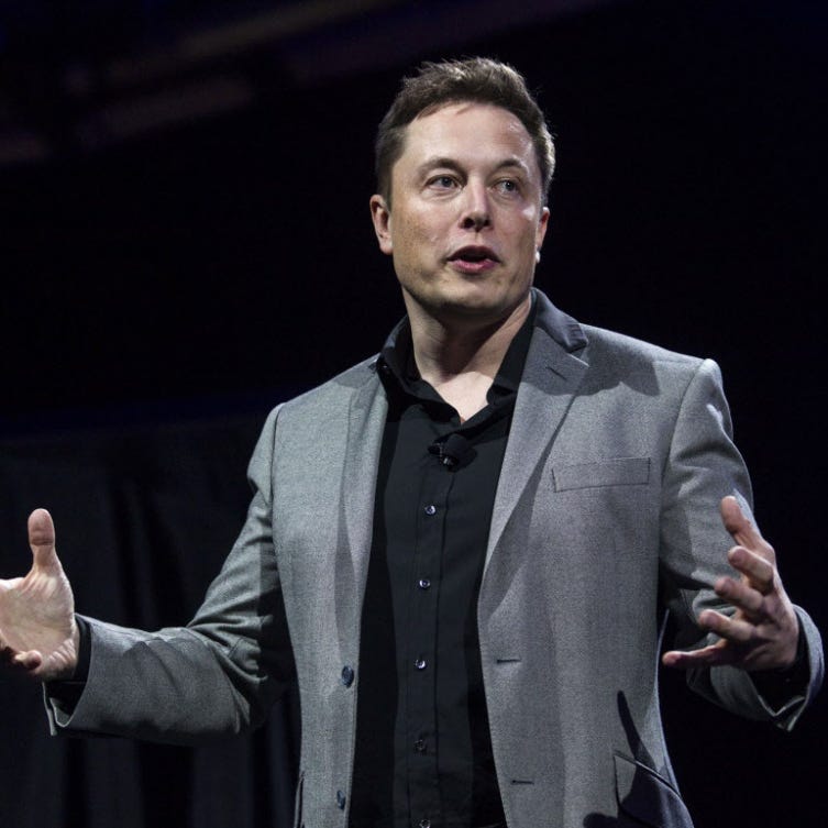 Elon Musk, CEO of Tesla Motors Inc., unveils the companyís newest products, Powerwall and Powerpack in Hawthorne, Calif., Thursday, April 30, 2015. (AP Photo/Ringo H.W. Chiu) ORG XMIT: NYOTK