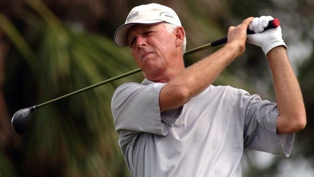 Mike San Filippo of Hobe Sound has won the PGA Senior Professional Championship twice — both times when it was held at PGA Golf Club (2003 and 2005).