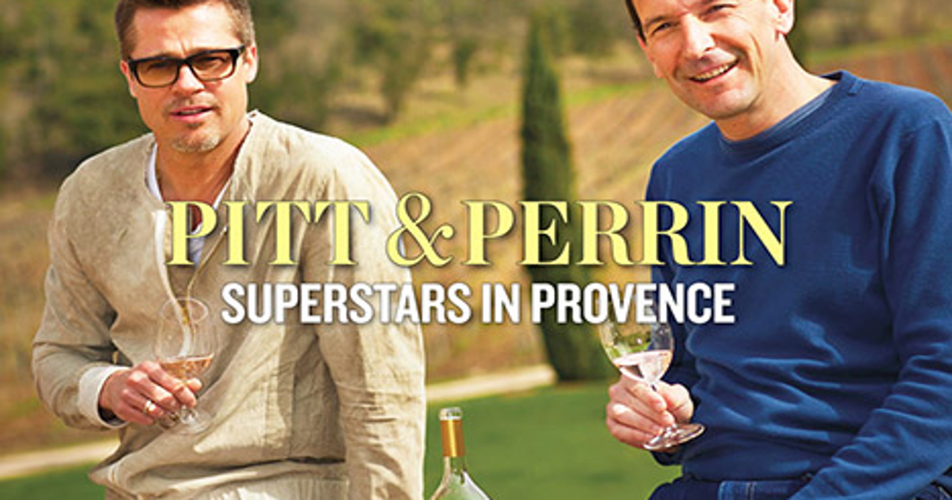 Would you drink Brad Pitt wine?