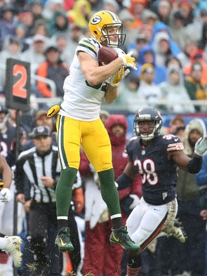 Green Bay Packers wide receiver Jordy Nelson (87) makes