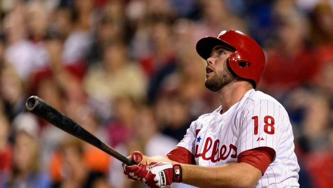 
Phillies outfielder Darin Ruf feels more comfortable with the team this season.
