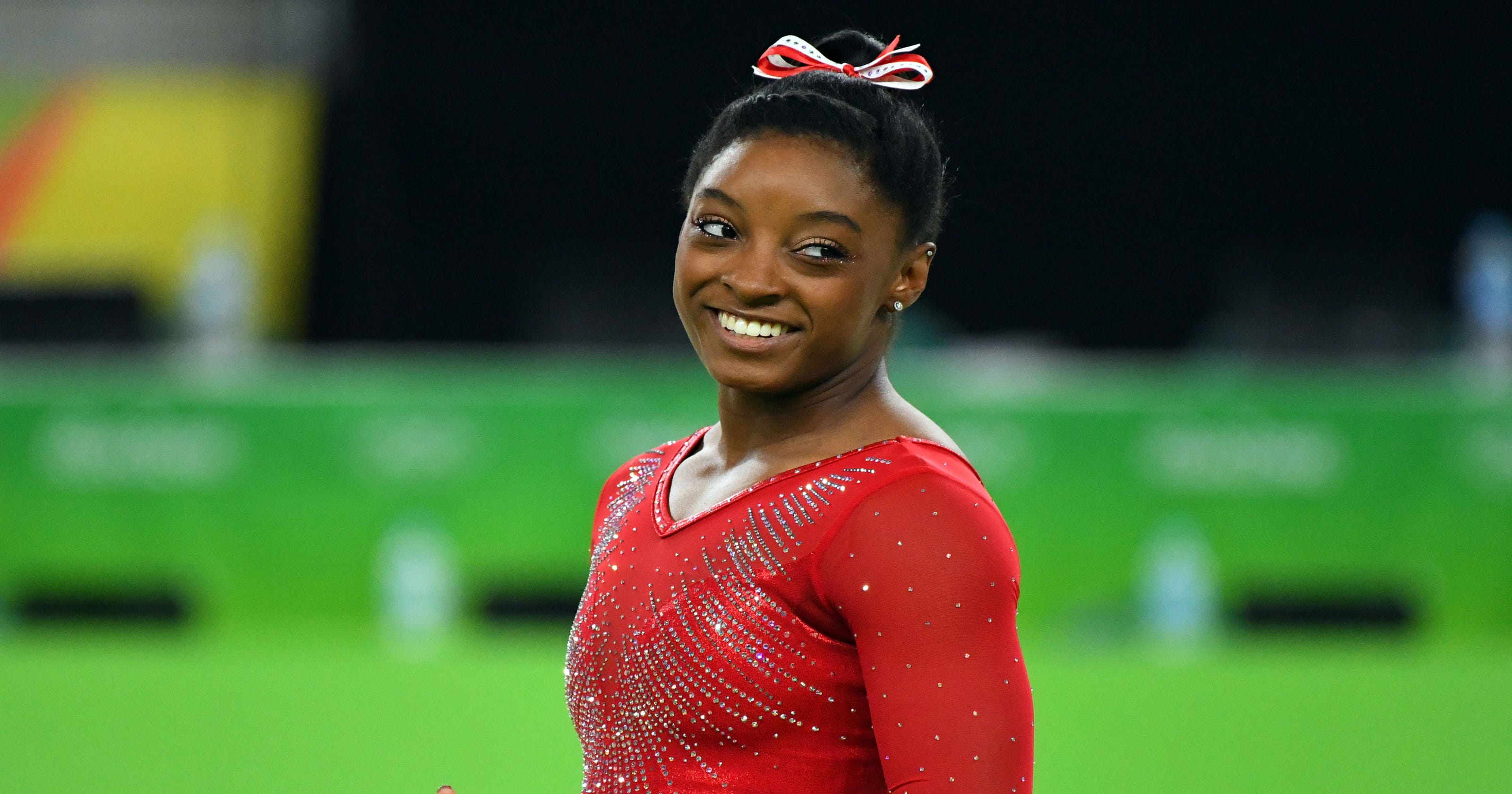 simone biles at the met