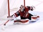Nov 24, 2017; Glendale, AZ, USA; Arizona Coyotes goalie