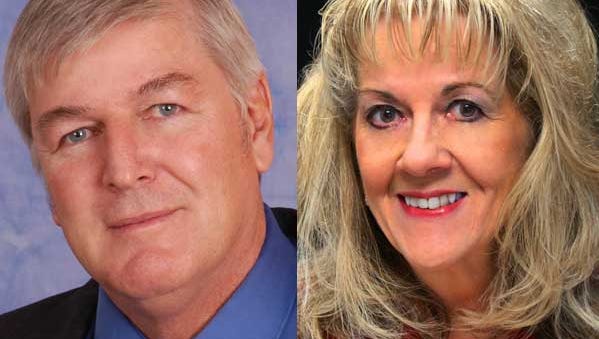Democrat Richard Daly, left, the incumbent, is competing with Republican Jill Dickman to represent Assembly District 31.