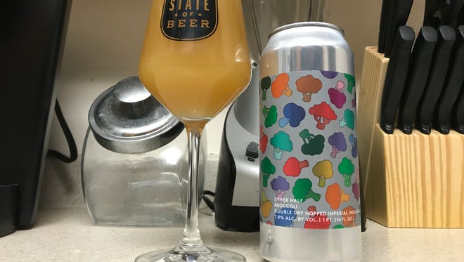 Other Half Brewing Double Dry Hopped Broccoli imperial India pale ale from the Buffalo can release.