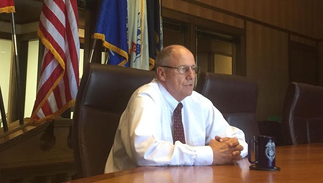 Jon Litscher, secretary of the Wisconsin Department of Corrections, has returned to an agency under federal investigation and under frequent criticism from local governments and its own officers. He said he hopes to rebuild trust with prison staff and the public.