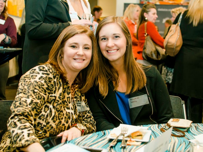 Kristen Hanson, 33, of Des Moines (left) and Krystal