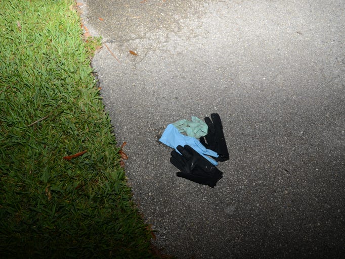 Evidence photos pertaining to Austin Harrouff murder case