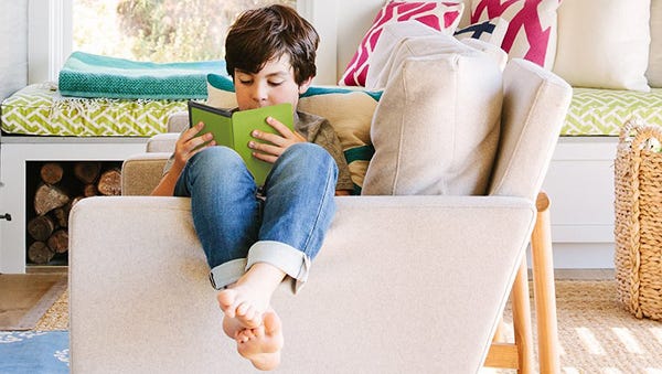 Amazon Kindles are great gifts for kids.