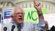 Sanders speaks during an Oct. 4, 2013, protest held