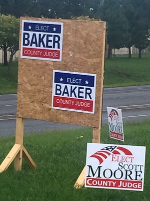 Attorneys Scott Moore and Christopher Baker will face off in a Sept. 13 primary to become the next Chemung County judge.
