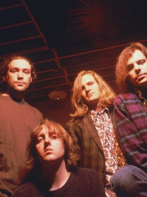 Gin Blossoms, circa 1992. From left: Phillip Rhodes, Bill Leen, Scott Johnson, Robin Wilson and Jesse Valenzuela.