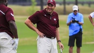 Mississippi State coach Dan Mullen will compete in his sixth Chick-fil-A Peach Bowl golf tournament in May.