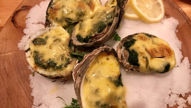 Oysters Rockefeller at The Oyster Society