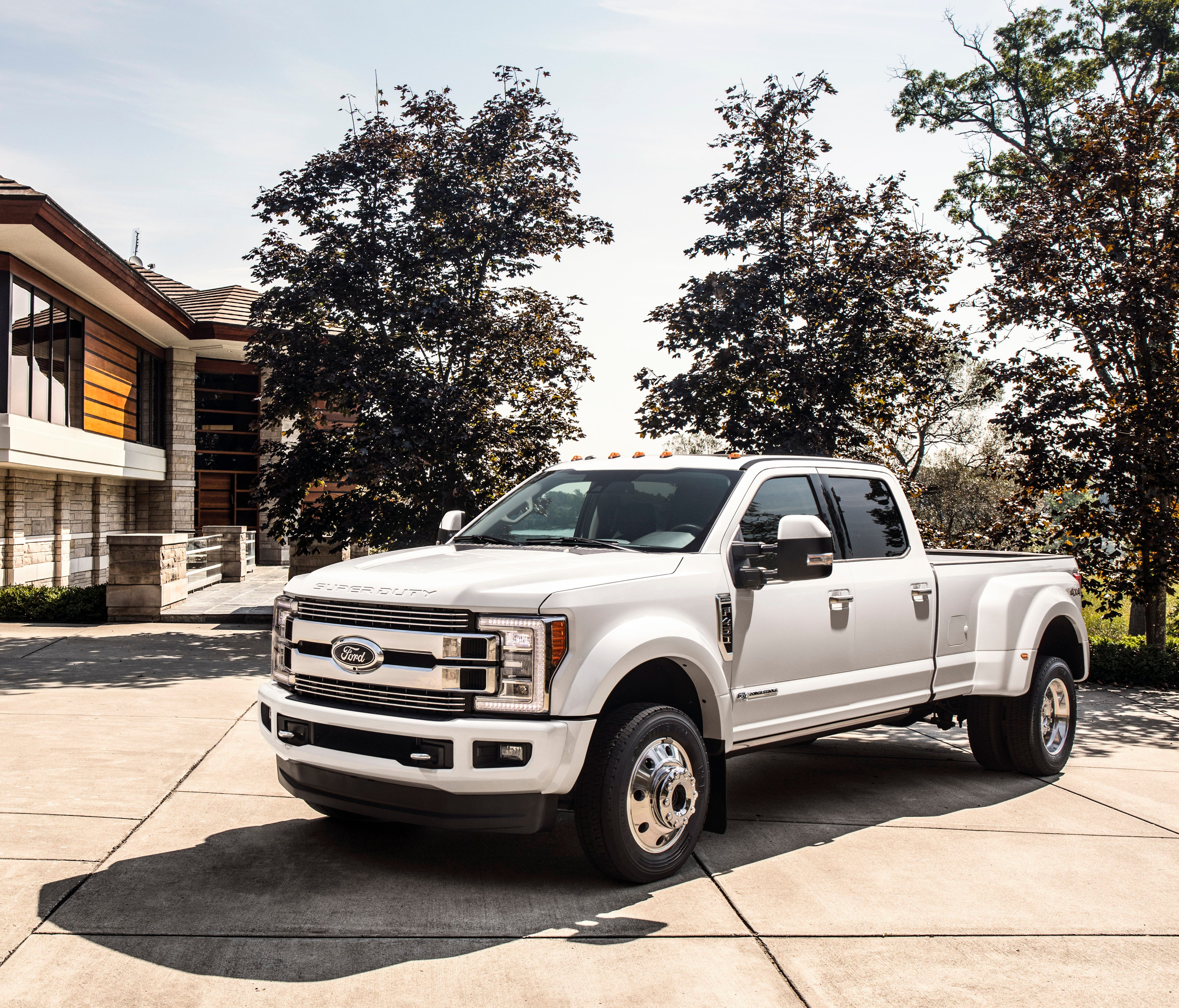 The 2018 Ford F-Series Super Duty Limited pickup truck.