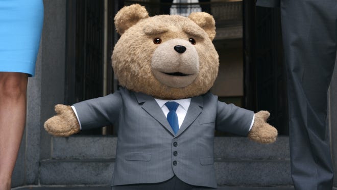 Ted, voiced by Seth MacFarlane, suits up in 'Ted 2.'