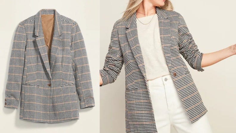 old navy houndstooth jacket