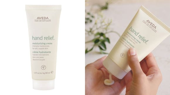 The Aveda Hand Relief Hand Cream nourishes your skin with andiroba.