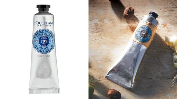 You can layer on this lightweight cream from L’Occitane Hand Cream.