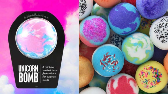 Who doesn't love a colorful, glittery bubble bath?