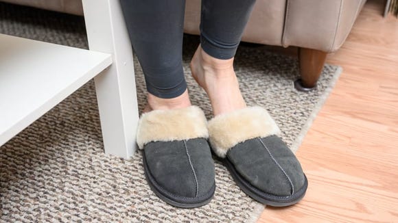Mom will think of you every morning she steps into her cozy slippers.