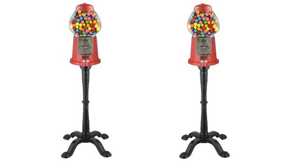 This gumball machine can act as a piggy bank, giving kids incentive to save