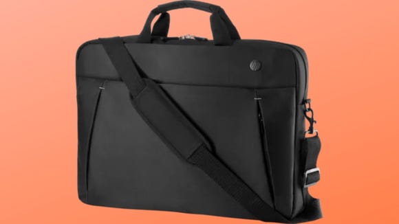 This messenger bag is sleek and professional.
