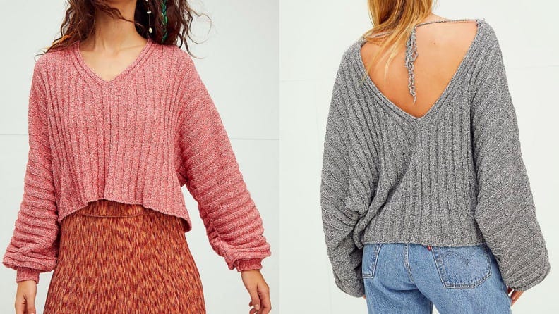 Women V Neck Knitted Sweater Loose Tops Casual Outwear Coat Pullover Sweater Women V Neck Knitted Sweater Loose Tops Casual Outwear Coat Pullover Sweater