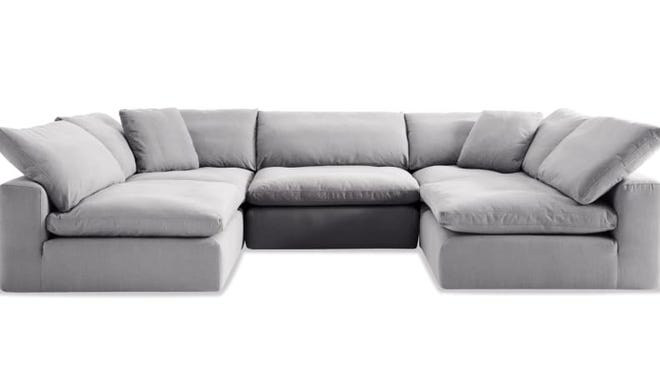 Restoration Hardware Cloud Sofa, Bobs Furniture Leather Sofa Sets