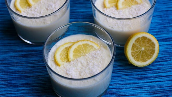 Lemon pudding is a low-maintenance dessert.