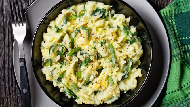 This creamy potato dish is popular in Ireland.