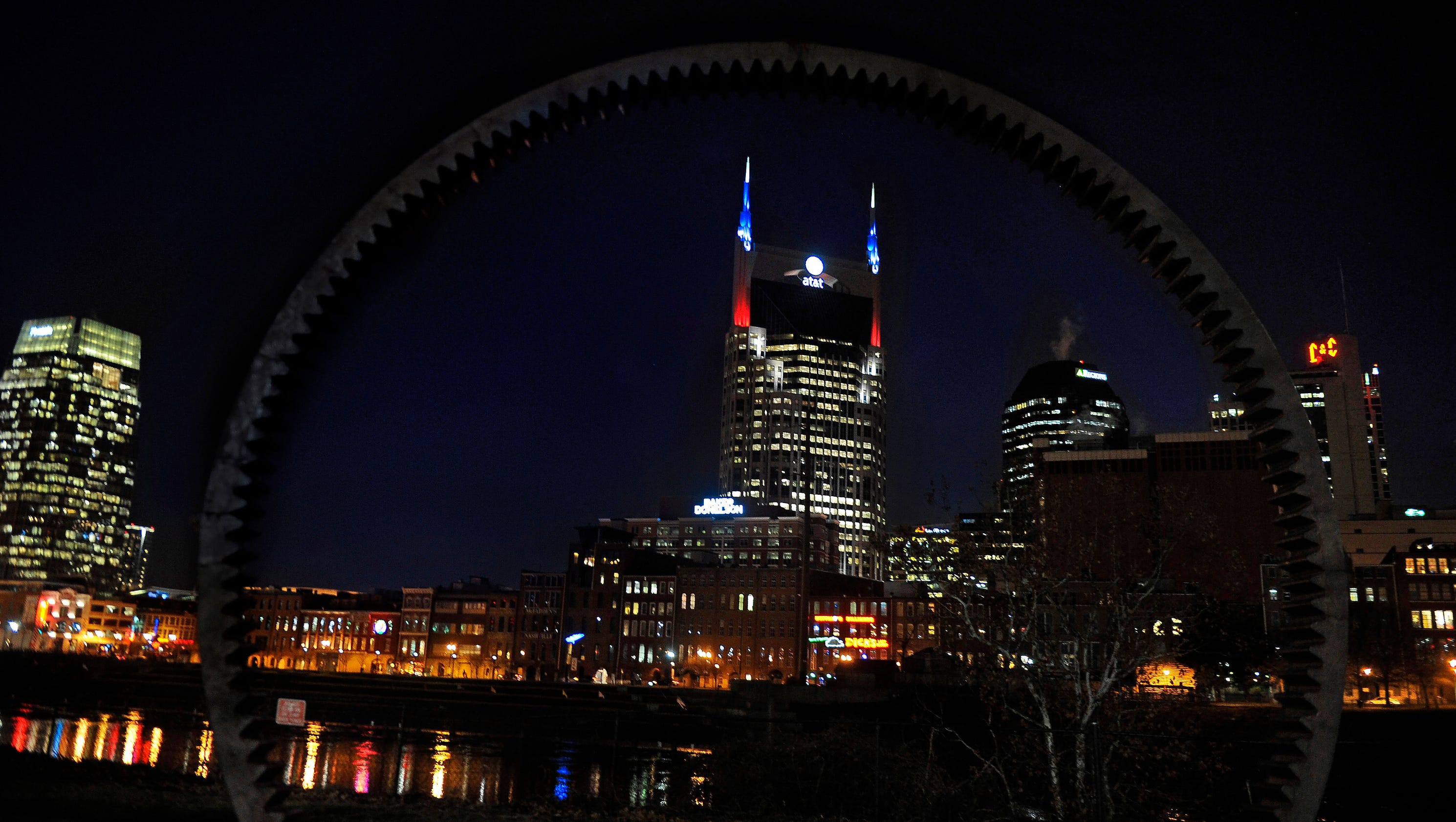 Nashville's Batman Building seen in a whole new light