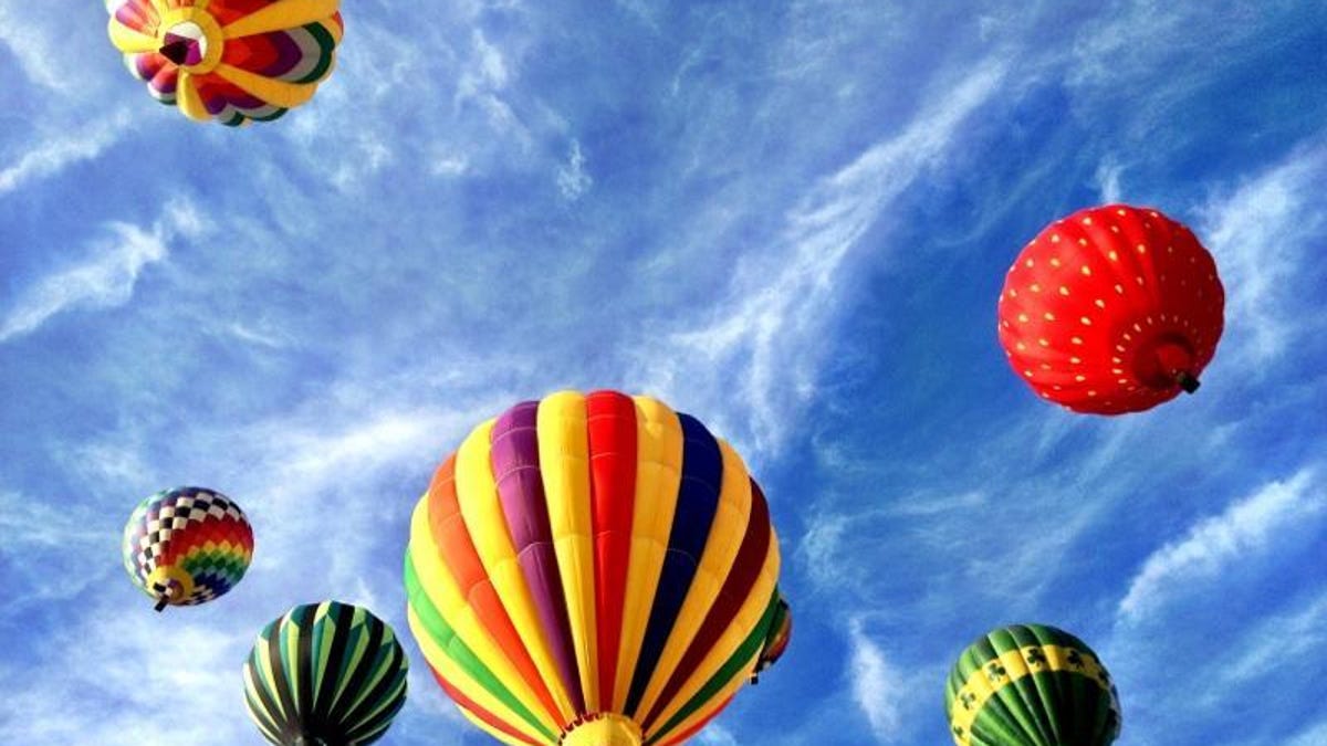 Travel Hot Air Balloon Over The Hills Of Central Jersey